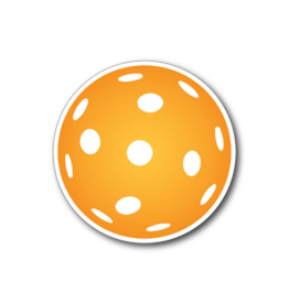 Racquet Inc PickleBall Car Magnet Orange