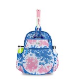 Ame & Lulu Blue/Pink Tie Dye Kids Big Love Tennis Backpack