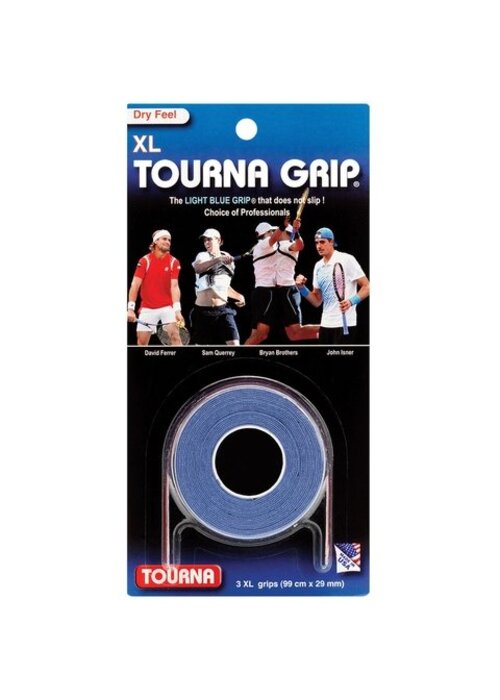 Tourna Overgrip XL 3 Pack Blue