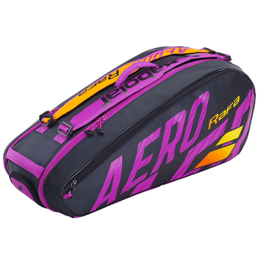 escaleren bungeejumpen instructeur RH X 6 Pure Aero RAFA Black/Orange/Purple Tennis Bag - Tennis Topia - Best  Sale Prices and Service in Tennis