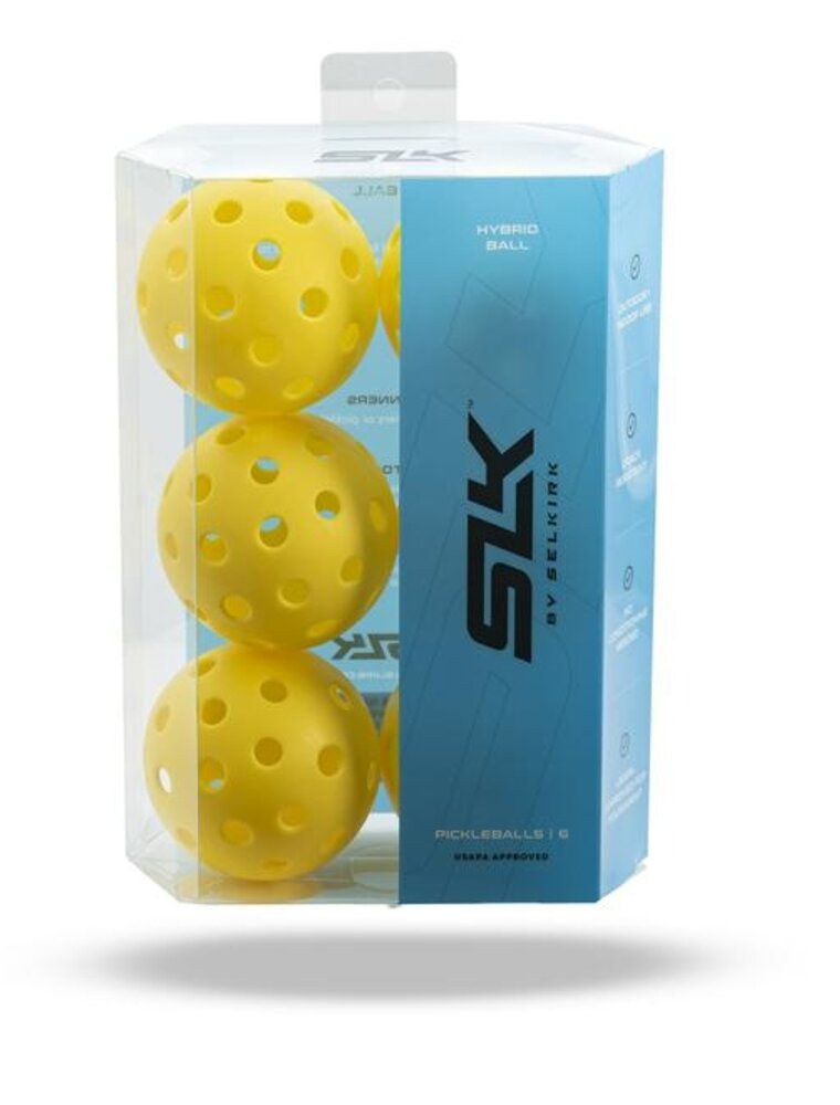 Selkirk SLK Pickleball Hybrid Ball 6 Pack