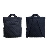 Maggie Mather Maggie Mather Racquet Backpack Black Quilted