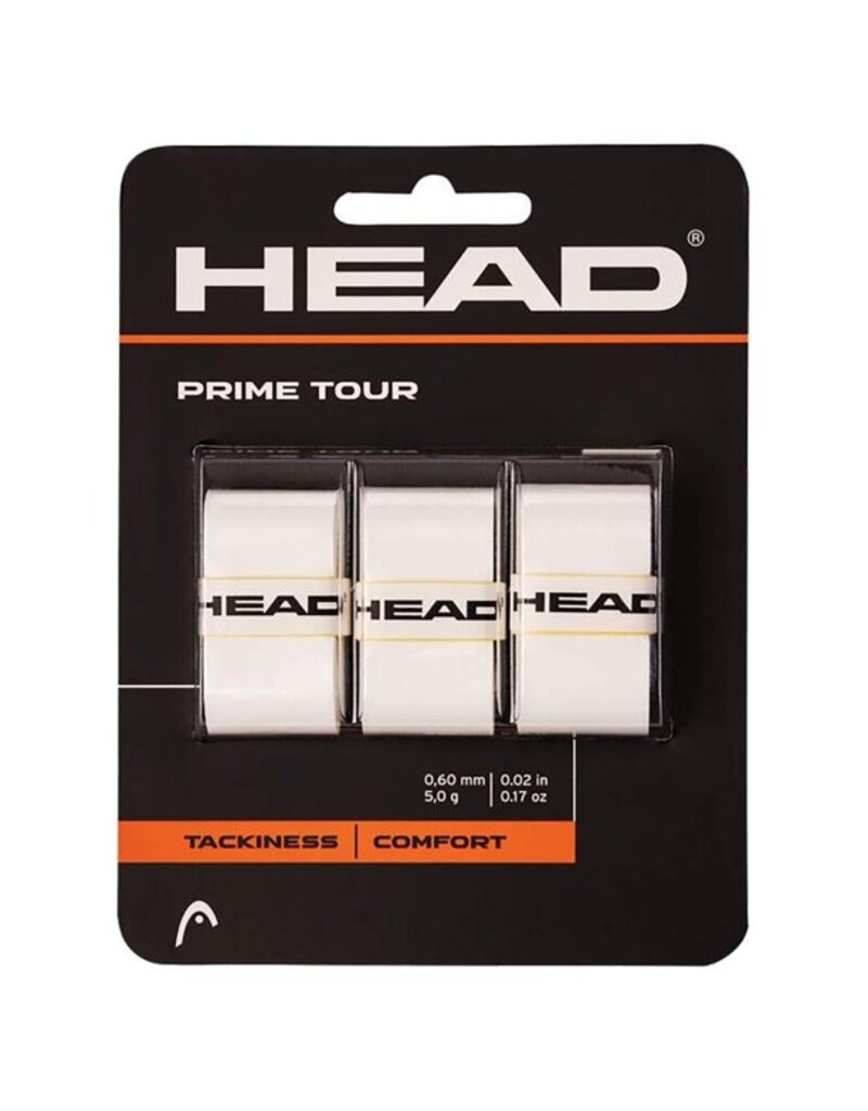 Head Prime Tour Overgrip 3 pack (Various Colors)