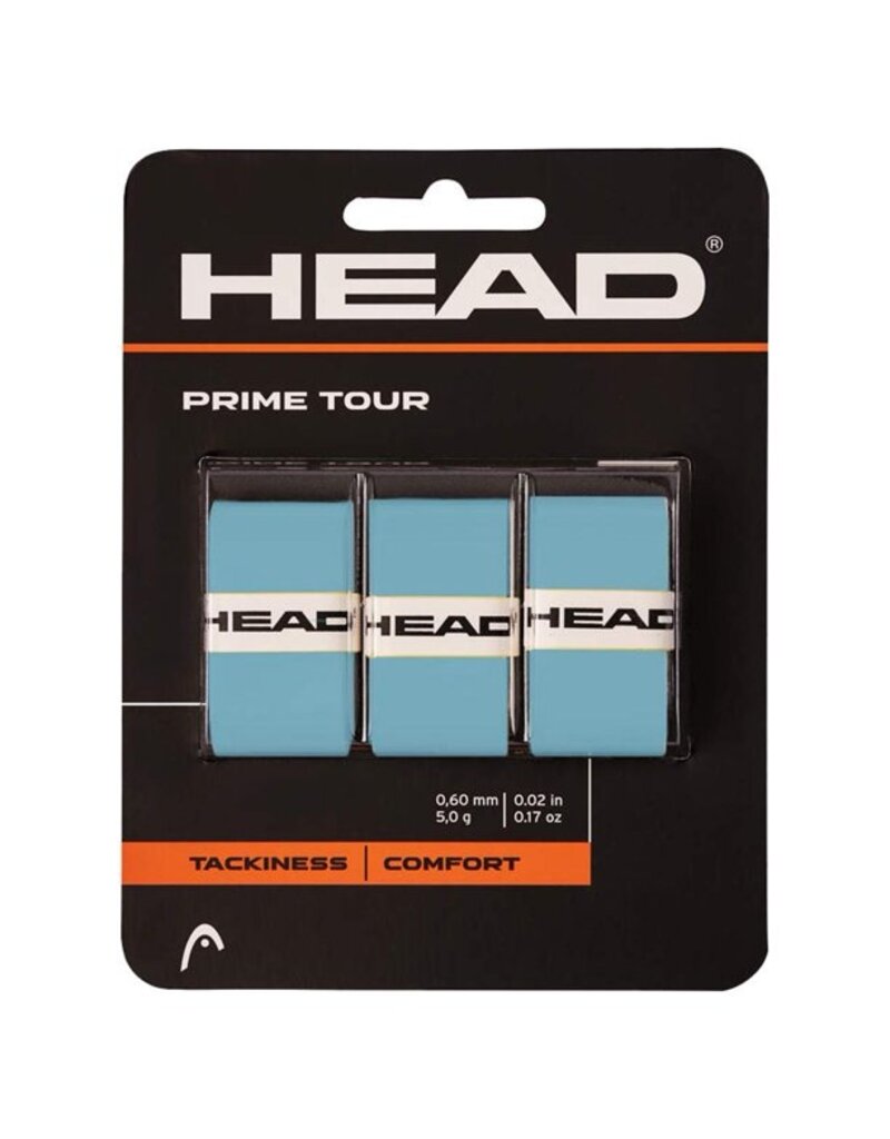 Head Prime Tour Overgrip 3 pack (Various Colors)