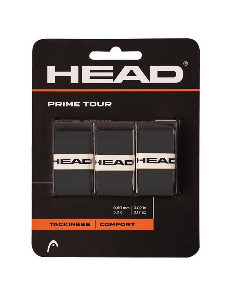Head Prime Tour Overgrip 3 pack (Various Colors)