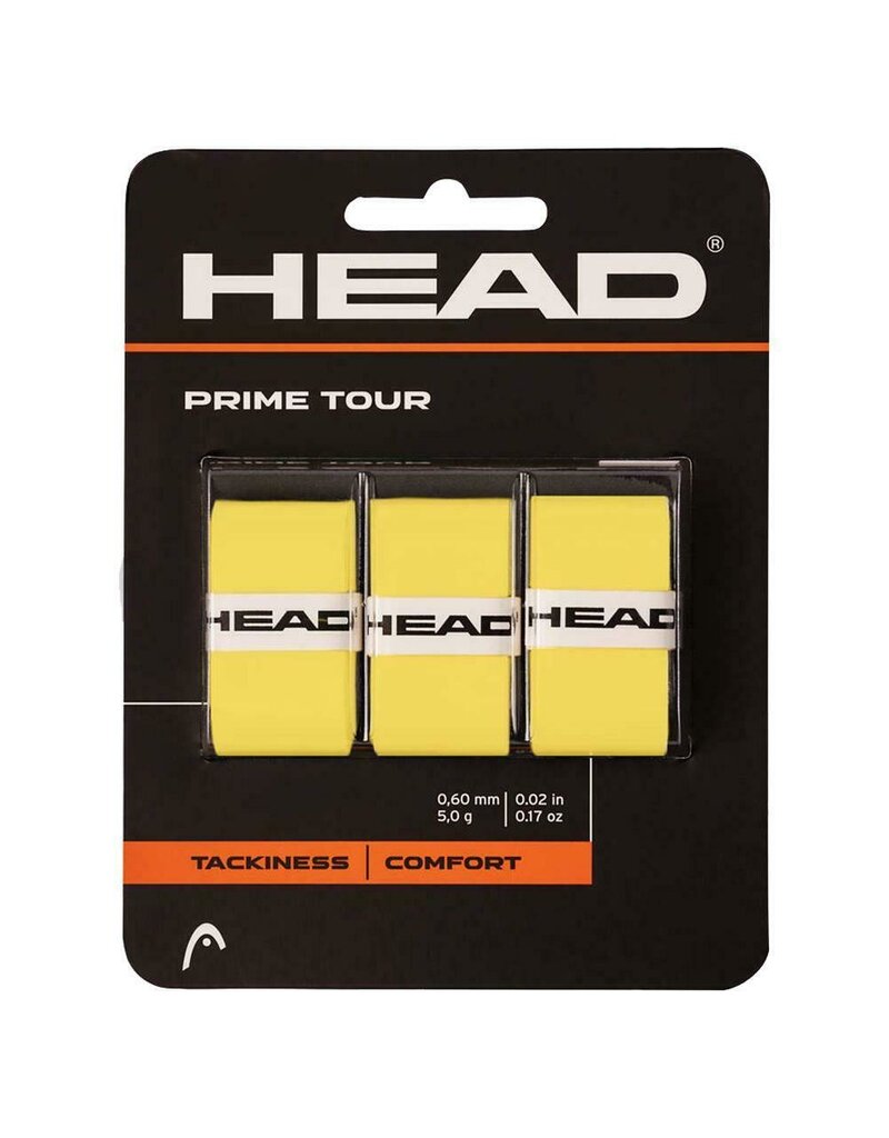Head Prime Tour Overgrip 3 pack (Various Colors)