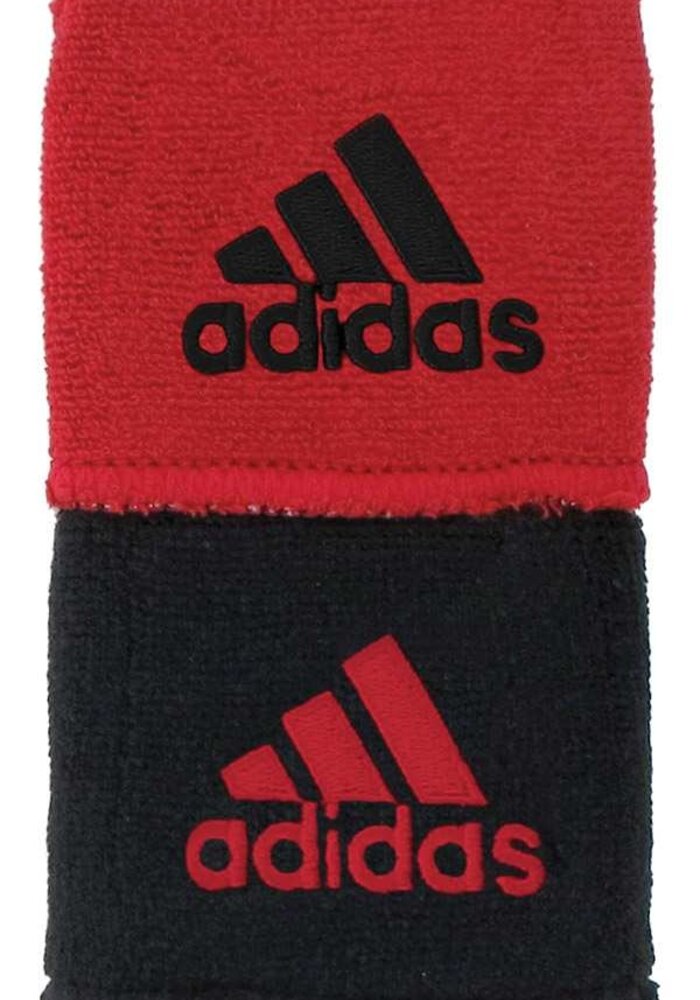 adidas Interval Reversible Wristband Red/Black