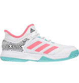 Adidas Ubersonic 4 K White/Pink/Green Junior Shoe