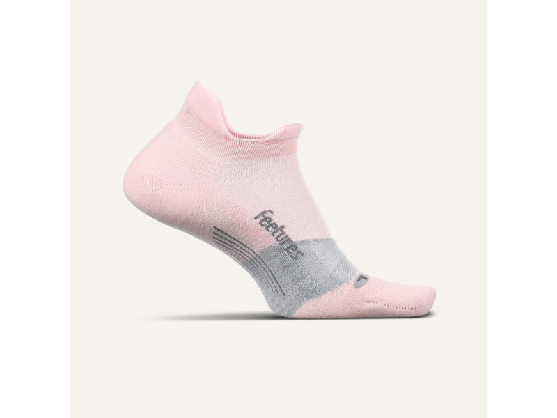 Feetures Elite Light Cushion No Show Tab Socks Propulsion Pink M