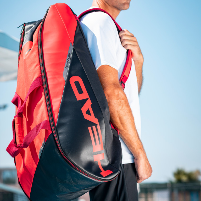 Tour Team 6R Bag Black/Red - Tennis Topia Best and Service Tennis