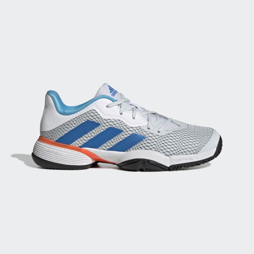 Adidas Barricade Junior Tennis Shoe- Grey/White/Blue - Tennis Topia - Best  Sale Prices and Service in Tennis