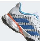 Adidas Adidas Barricade Junior Tennis Shoe- Grey/White/Blue
