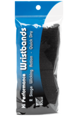 Tourna High Performance Single Wristband Black