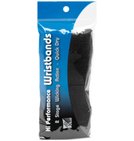 Tourna High Performance Single Wristband Black