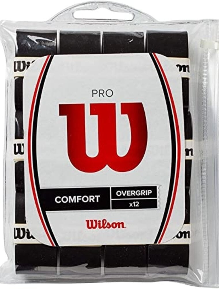 Wilson Pro Overgrip 12 pack Black