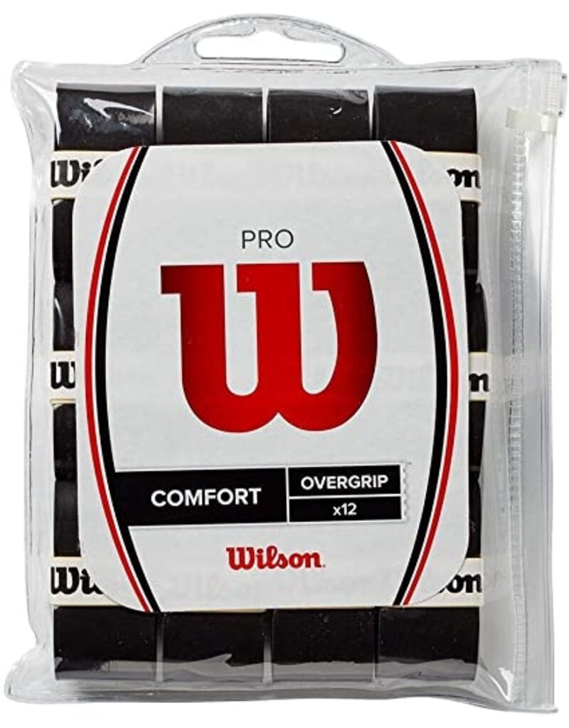 Wilson Pro Overgrip 12 pack Black