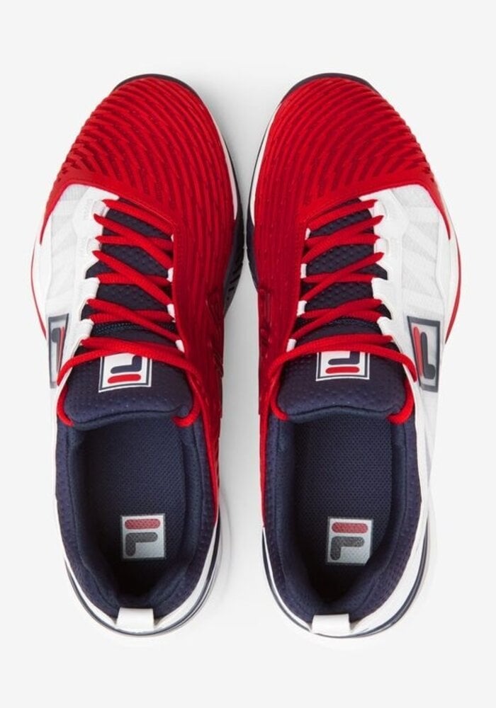 Speedserve Men's Tennis Shoe White/Red/Navy