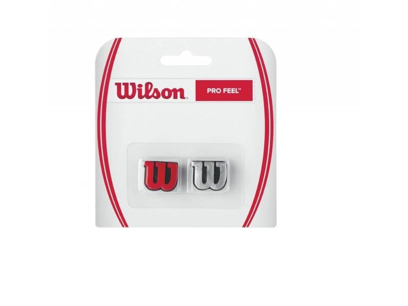 Wilson Pro Feel Dampener Pair Red & Silver