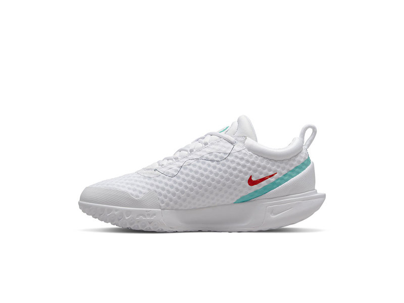 Nike Zoom Court Pro Women's Shoe- White/Teal/Red