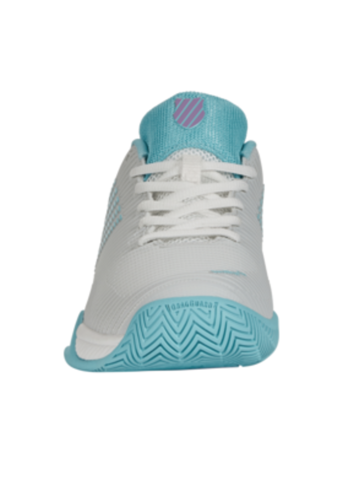 K-Swiss Men's Hypercourt Express 2 HB Clay Court Tennis Shoes (Blanc De  Blanc/Blue Opal/Lollipop)