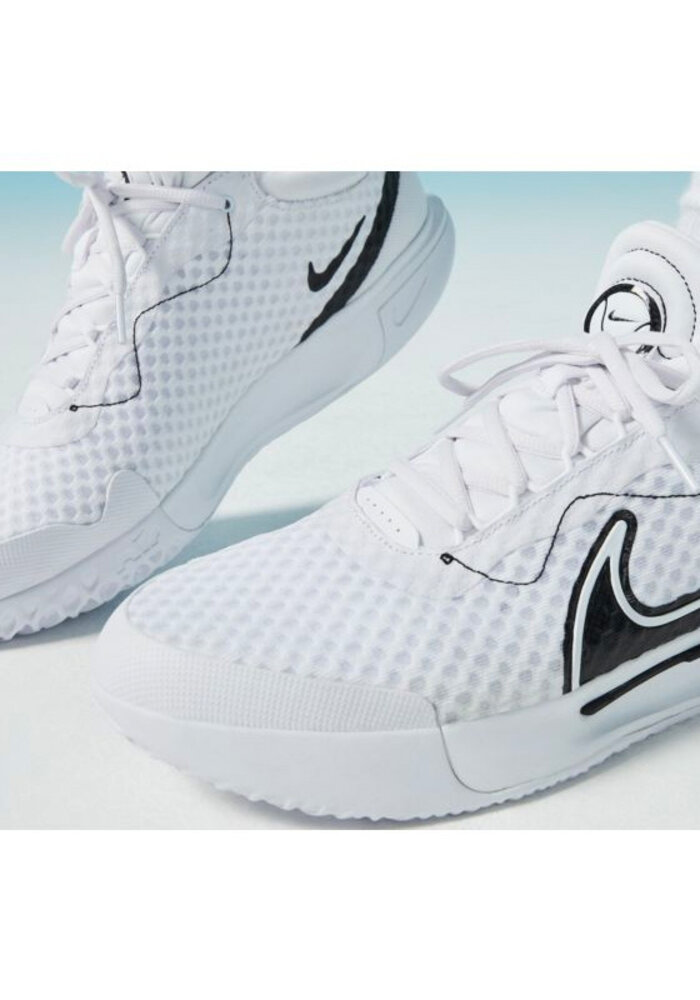 Zoom Court Pro Men's Shoe- White/Black