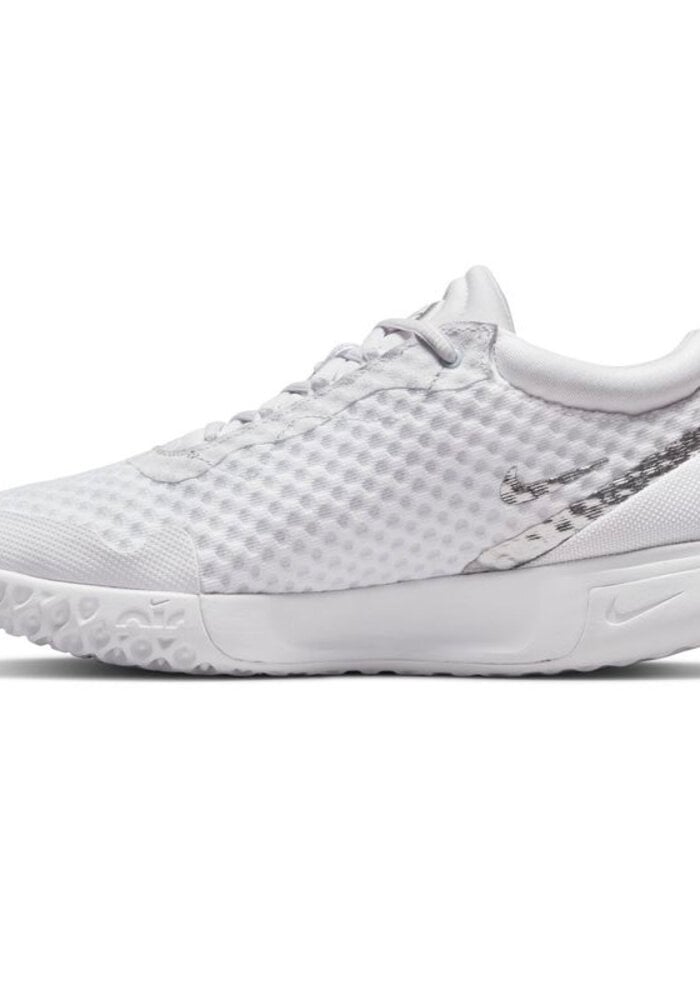 Zoom Court Pro Women's Shoe- White/Silver