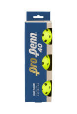 Penn Pro Penn 40 Outdoor Pickleball x3