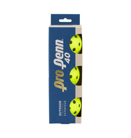 Penn Pro Penn 40 Outdoor Pickleball x3