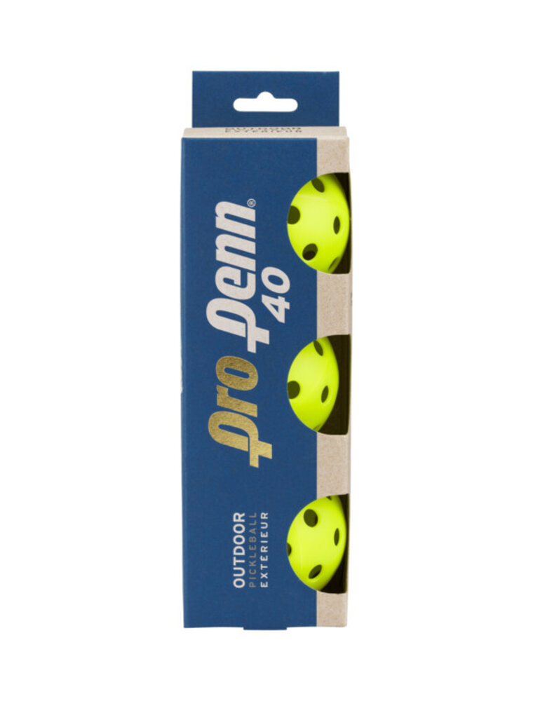 Penn Pro Penn 40 Outdoor Pickleball x3