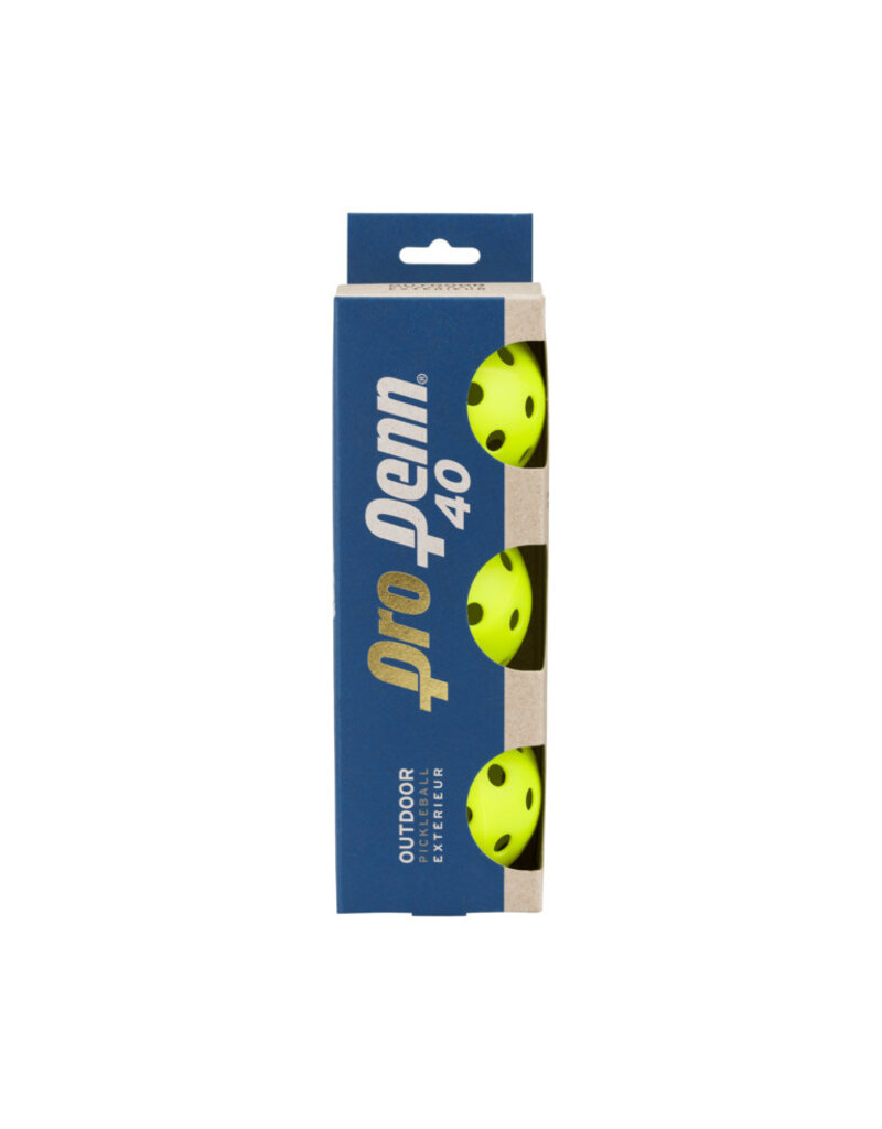 Penn Pro Penn 40 Outdoor Pickleball x3