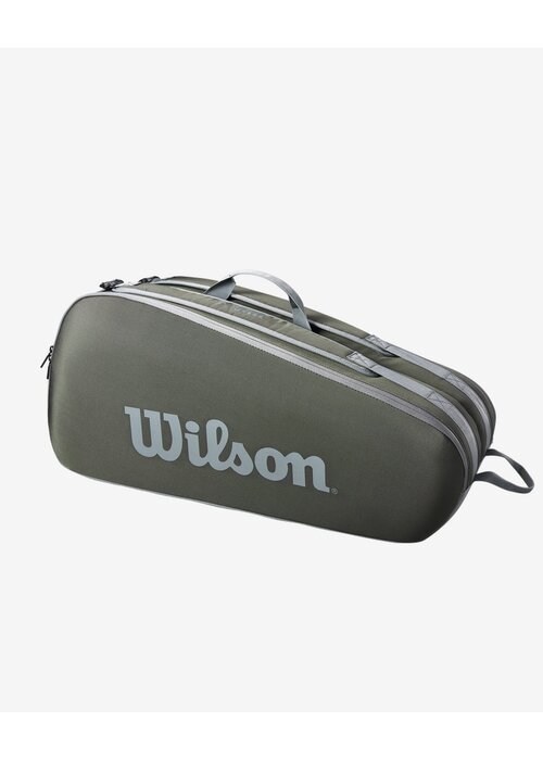 Wilson Tour 6 Pack Racquet Bag- Dark Green