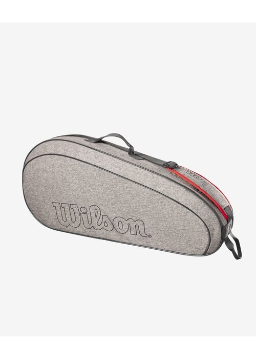 Wilson Team 3 Pack Racquet Bag- Heather Grey