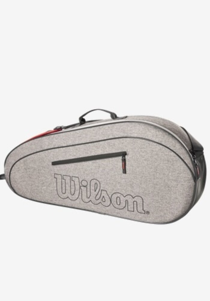 Wilson Team 6 Pack Tennis Racquet Bag Heather Grey ( ) 