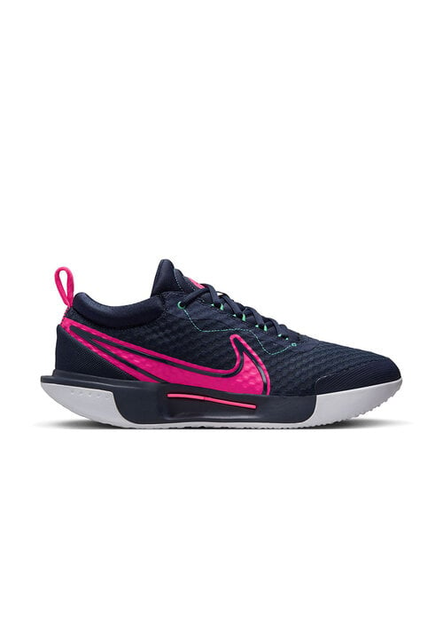 Nike Zoom Court Pro Men's Shoe- Obsidian/Pink/Green