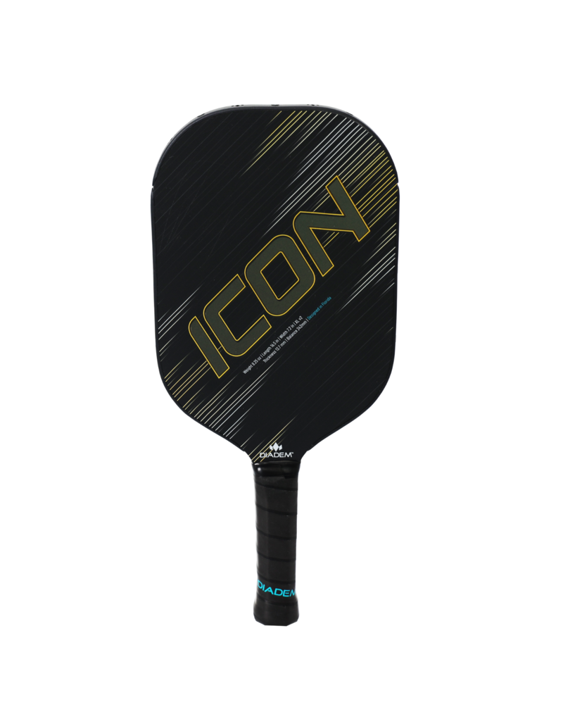 Diadem Icon v2 XL Pickleball Paddle- Black