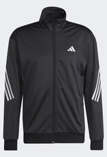 Adidas 3 Stripe Knitted Jacket Black - Men's