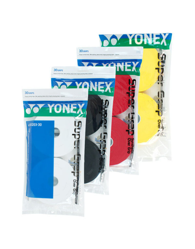 Yonex Super Grap Overgrip 30 Pack Colors