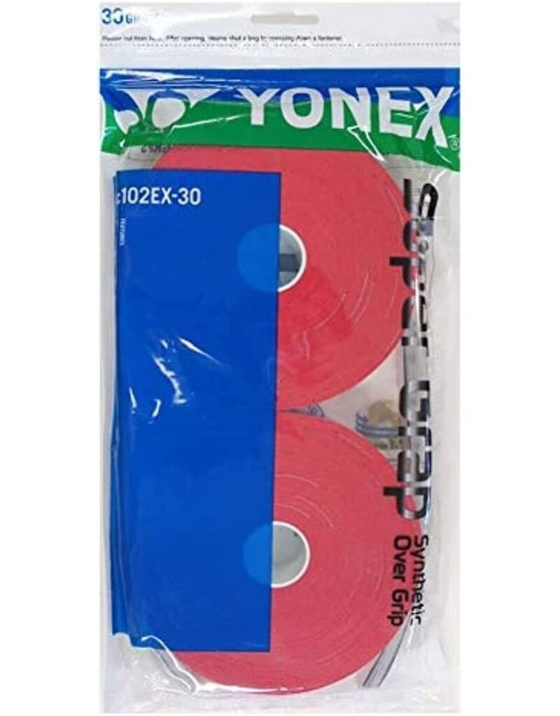 Yonex Super Grap Overgrip 30 Pack Colors