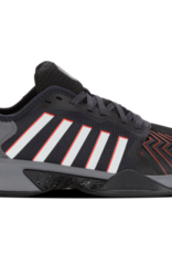 K-Swiss Pickleball Supreme Jet Black/Steel Gray/Spicy Orange (M)