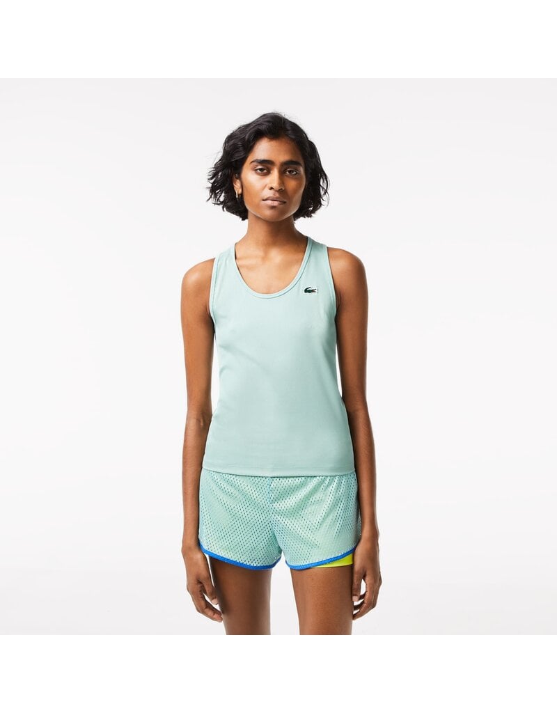 Lacoste Slim Fit Ribbed Tank Top Mint