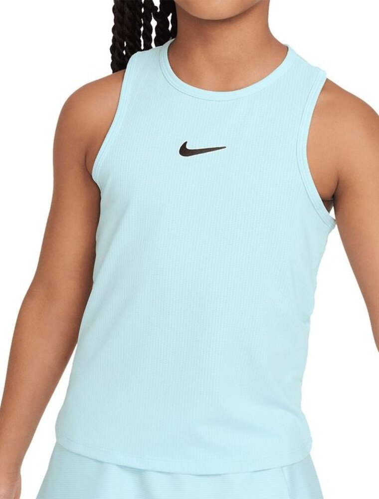Nike Nike Girls Dri Fit Victory Top Light Blue