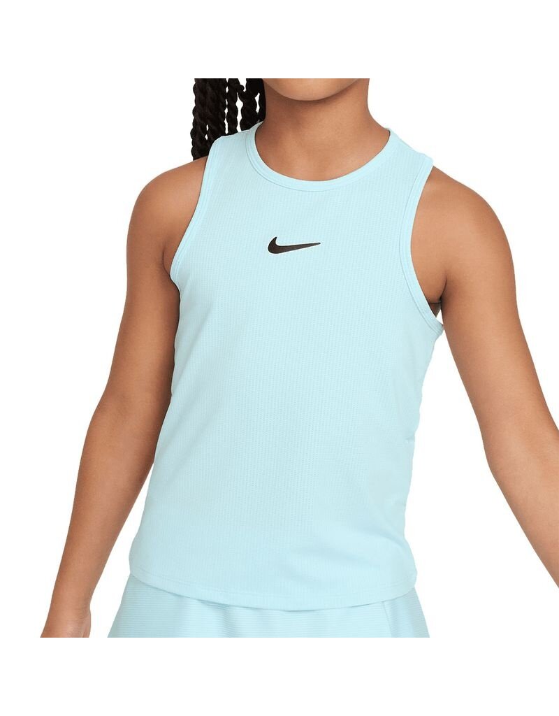 Nike Nike Girls Dri Fit Victory Top Light Blue