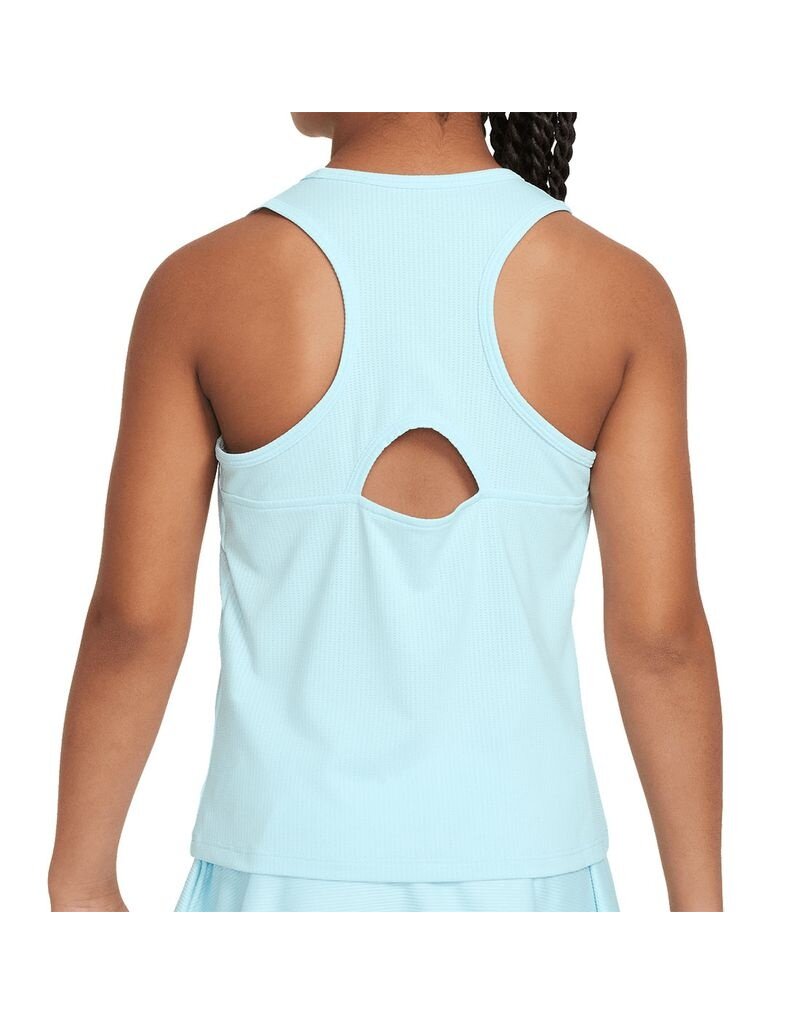 Nike Nike Girls Dri Fit Victory Top Light Blue