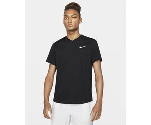 Court Dri-Fit Victory Crew Black - Tennis Topia
