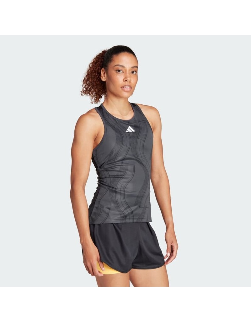 Women's Adidas Club Tennis Graphic Tank Black