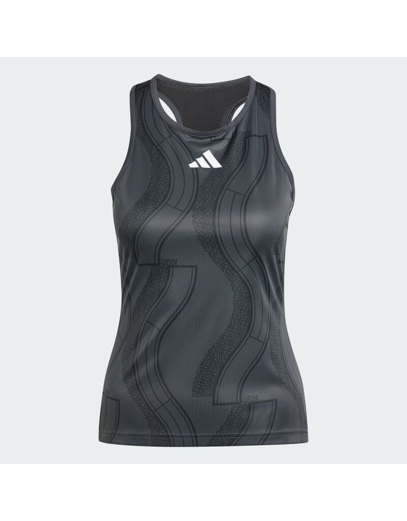 Women's Adidas Club Tennis Graphic Tank Black