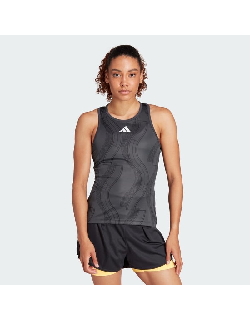 Women's Adidas Club Tennis Graphic Tank Black