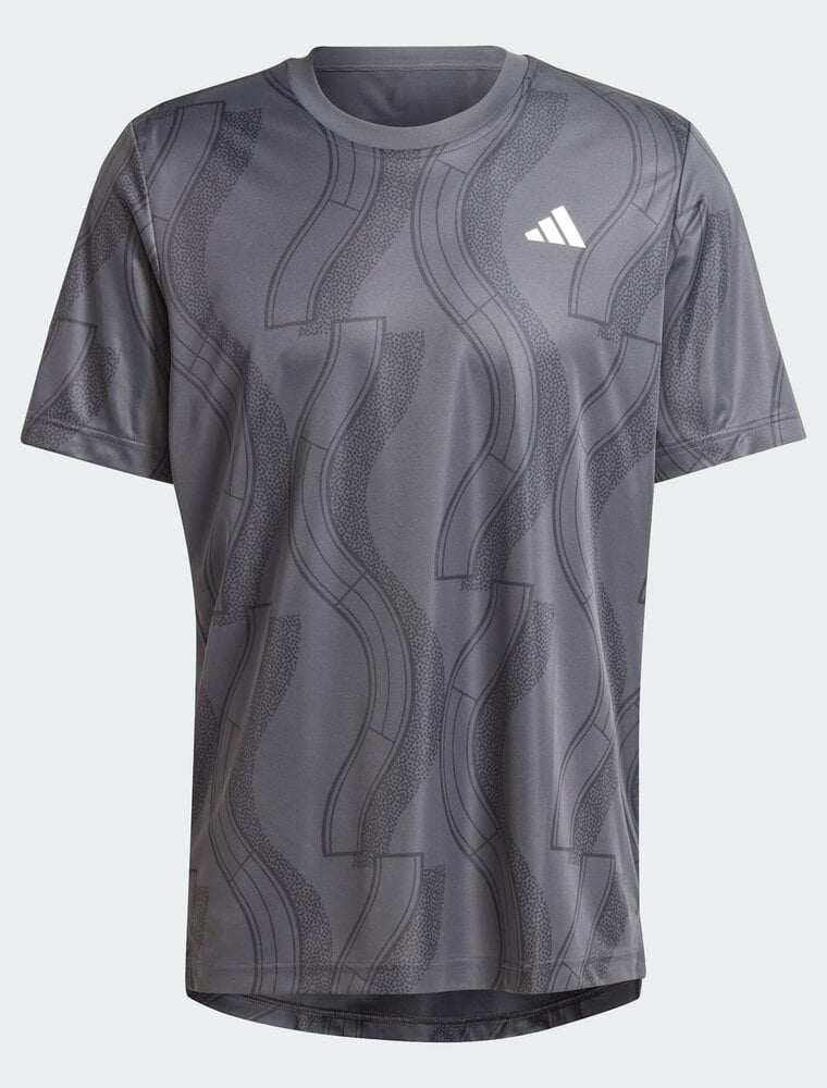 Adidas Men's Adidas Club Tennis Graphic Tee Gray