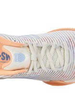 K-Swiss Hypercourt Express 2 White/Peach/Heather Junior Shoe