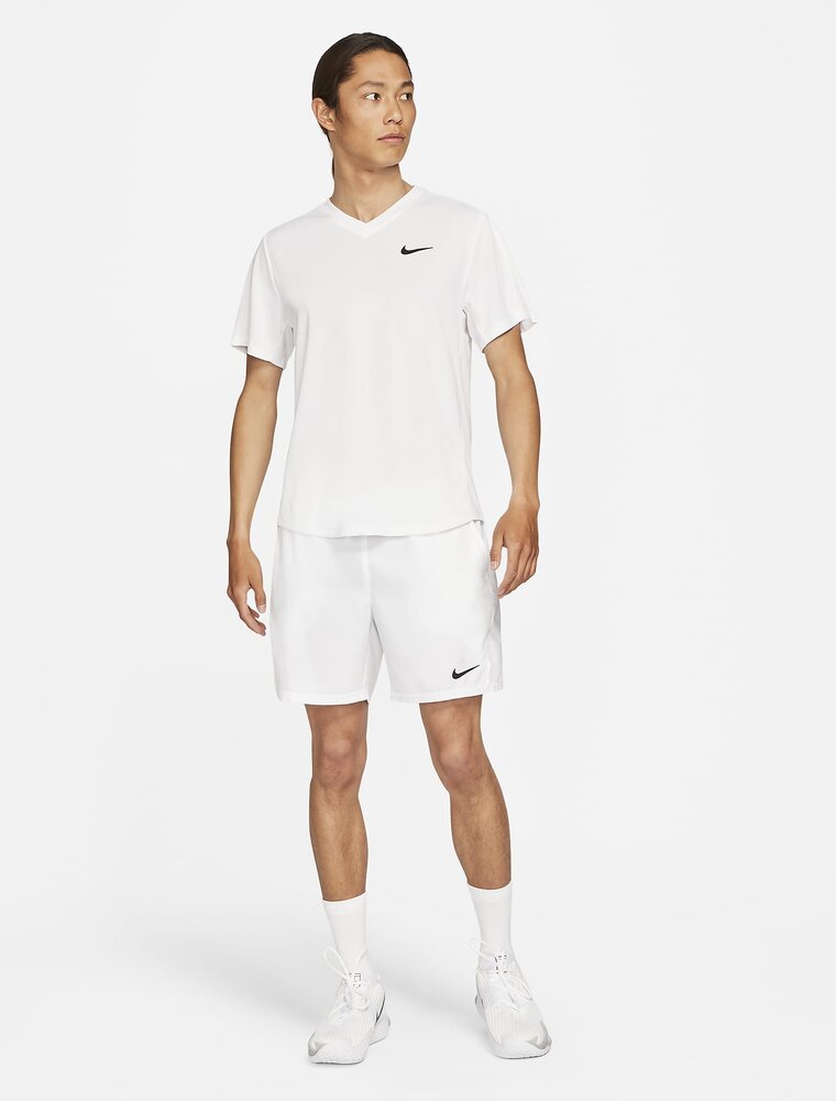 Nike Court Dryfit Victory Top White Large